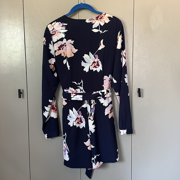 Long Sleeve Floral Romper - Picture 2 of 2